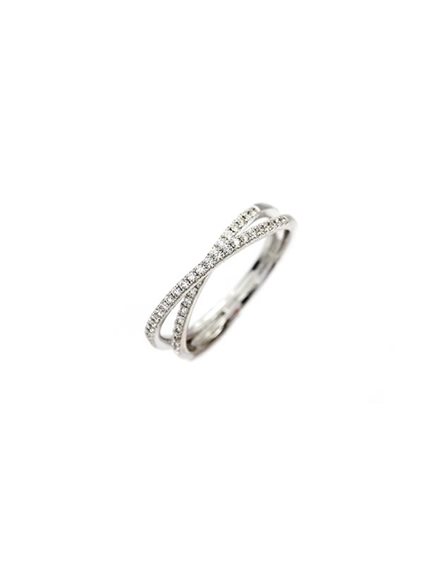 Anneau Giorgio Visconti Femme in Or blanc Diamante 0.26 Ct ABX16267 - ABX16267